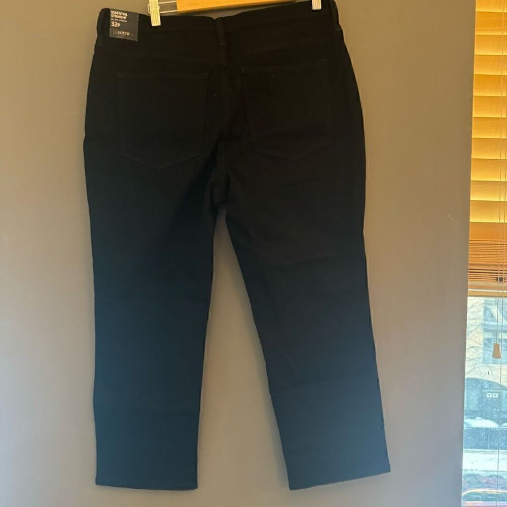 $98 J Crew essential straight Black size 32P - Picture 5 of 6